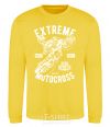 Sweatshirt Extreme Motocross yellow фото