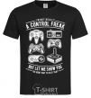 Men's T-Shirt A Control Freak black фото