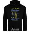 Men`s hoodie A Day Without Fishing black фото