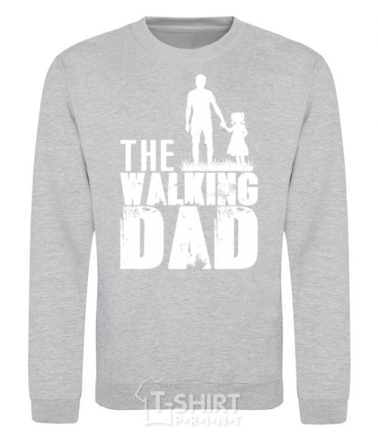 Sweatshirt The walking dad sport-grey фото