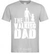 Мужская футболка The walking dad Серый фото