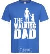 Men's T-Shirt The walking dad royal-blue фото