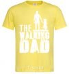 Мужская футболка The walking dad Лимонный фото