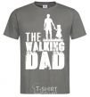 Men's T-Shirt The walking dad dark-grey фото