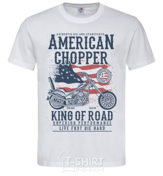 Men's T-Shirt American Chopper White фото