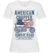 Women's T-shirt American Chopper White фото