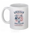 Ceramic mug American Fighter White фото