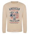 Sweatshirt American Fighter sand фото