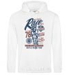 Men`s hoodie Bicycle Race White фото