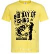 Men's T-Shirt Big Day of Fishing cornsilk фото