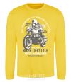 Sweatshirt Biker Lifestyle yellow фото