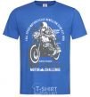Men's T-Shirt Biker Lifestyle royal-blue фото