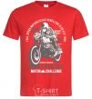 Men's T-Shirt Biker Lifestyle red фото