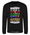 Sweatshirt Daddy superhero black фото
