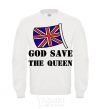 Sweatshirt God save the queen White фото