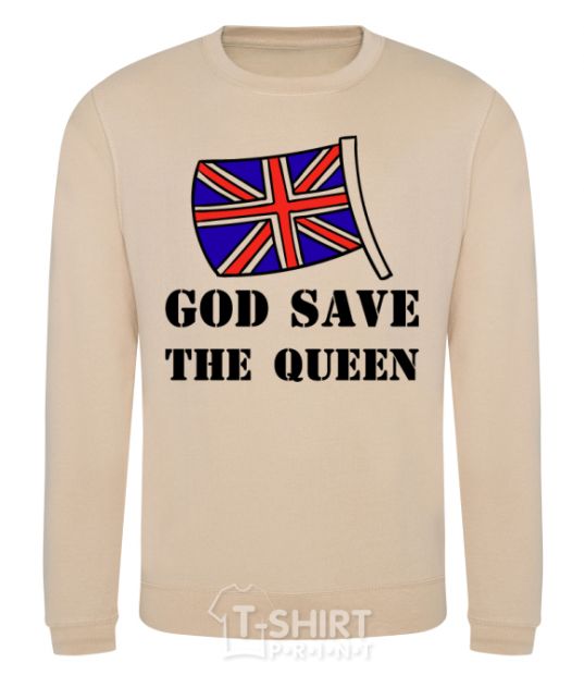 Sweatshirt God save the queen sand фото