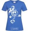Women's T-shirt Clown toy royal-blue фото