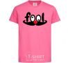 Детская футболка Fool Ярко-розовый фото