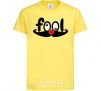 Детская футболка Fool Лимонный фото