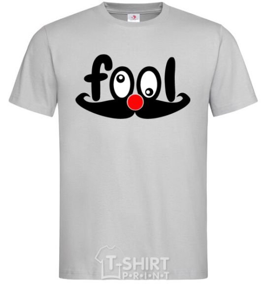 Men's T-Shirt Fool grey фото
