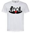 Men's T-Shirt Fool White фото