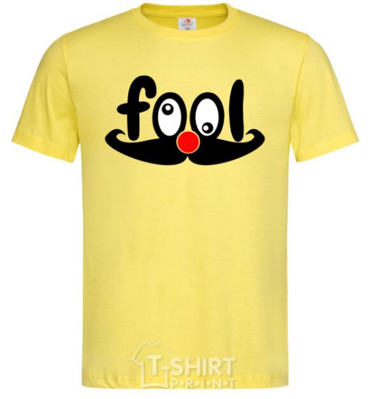 Men's T-Shirt Fool cornsilk фото