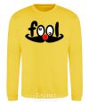 Sweatshirt Fool yellow фото