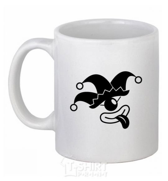 Ceramic mug Cyclops the jester White фото