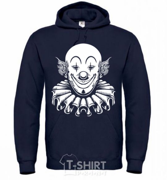 Men`s hoodie Clown navy-blue фото