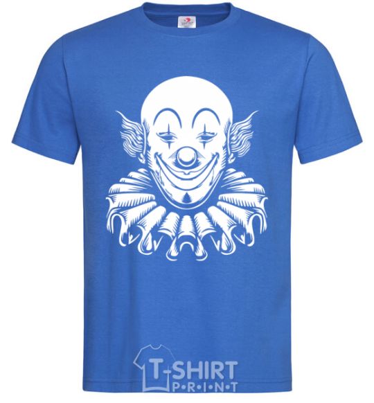 Мужская футболка Clown Ярко-синий фото