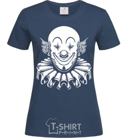 Women's T-shirt Clown navy-blue фото