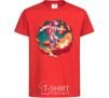 Kids T-shirt Astronaut skater red фото