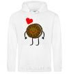 Men`s hoodie Cookie dark White фото