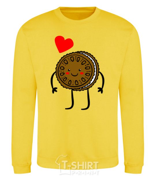 Sweatshirt Cookie dark yellow фото