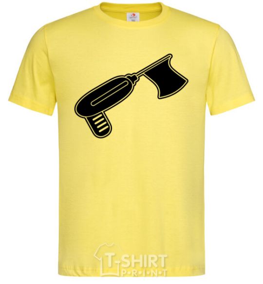 Мужская футболка Дрель с флагом Лимонный фото
