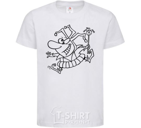 Kids T-shirt Jester White фото