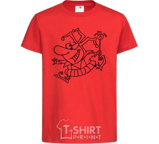 Kids T-shirt Jester red фото