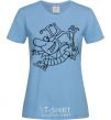 Women's T-shirt Jester sky-blue фото