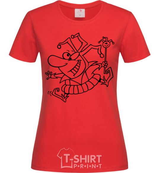 Women's T-shirt Jester red фото