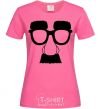 Women's T-shirt Mustache glasses heliconia фото