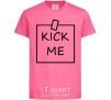 Kids T-shirt Kick me note heliconia фото