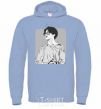 Men`s hoodie Chimin sky-blue фото