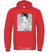 Men`s hoodie Chimin bright-red фото