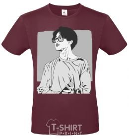 Men's T-Shirt Chimin burgundy фото
