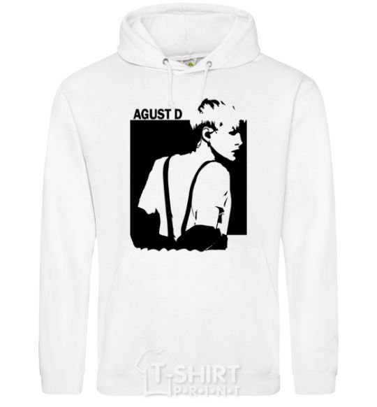 Men`s hoodie August D White фото