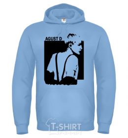 Мужская толстовка (худи) August D Голубой фото