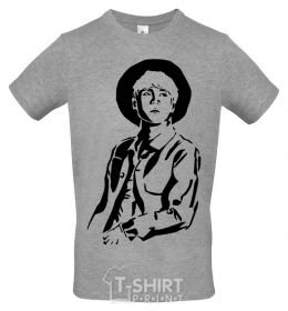 Men's T-Shirt Suga in hat grey фото