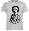 Men's T-Shirt Suga in hat grey фото