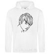 Men`s hoodie Mister Jeon White фото