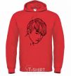 Men`s hoodie Mister Jeon bright-red фото